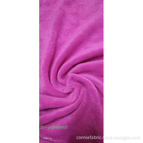 Polyester Polar Fleece Dubbel borstat ena sidan anti-pilling